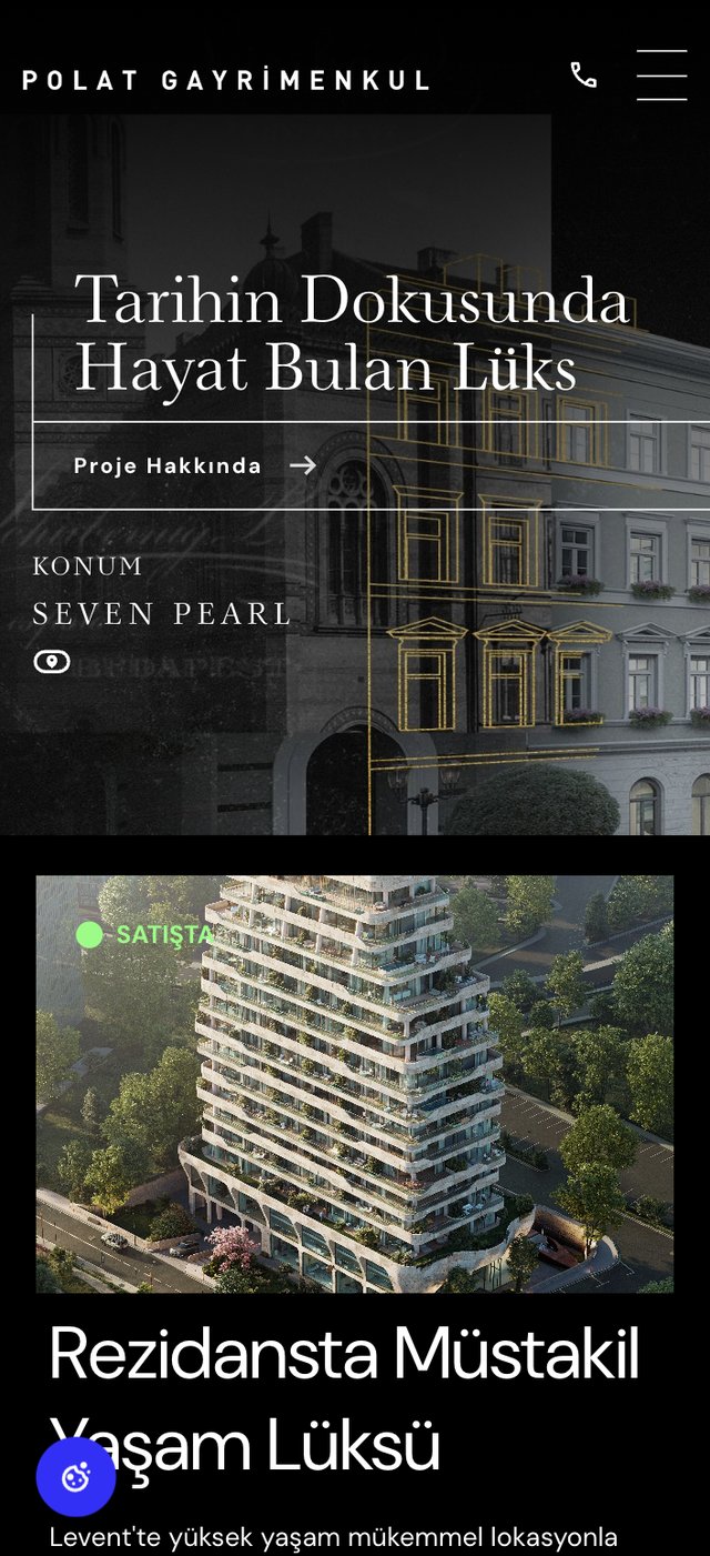 Polat Gayrimenkul web sitesi